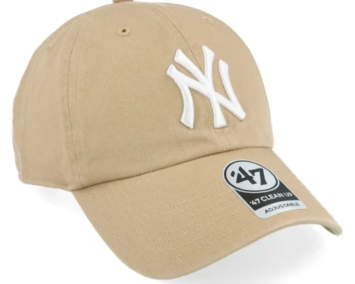 New York Yankees Clean Up Khaki Dad Cap - 47 Brand