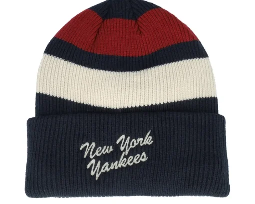 New York Yankees Clubhouse Jennings 47 Beanie Navy Cuff - 47 Brand