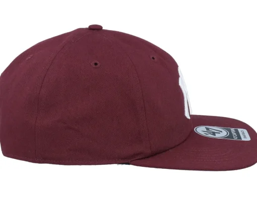 New York Yankees Linscott Captain Rl Dark Maroon/White Snapback - 47 Brand