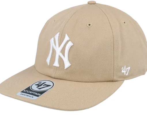 New York Yankees Linscott Captain Rl Dark Maroon/White Snapback - 47 Brand