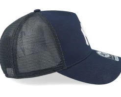 New York Yankees Mesh Hitch Navy/White A-frame Trucker - 47 Brand