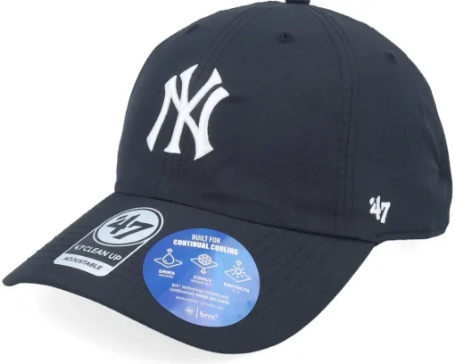 New York Yankees MLB 47 Clean Up Cap Black Dad Cap - 47 Brand