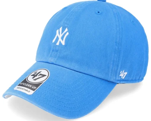 New York Yankees MLB Base Runner Clean Up Khaki Dad Cap - 47 Brand