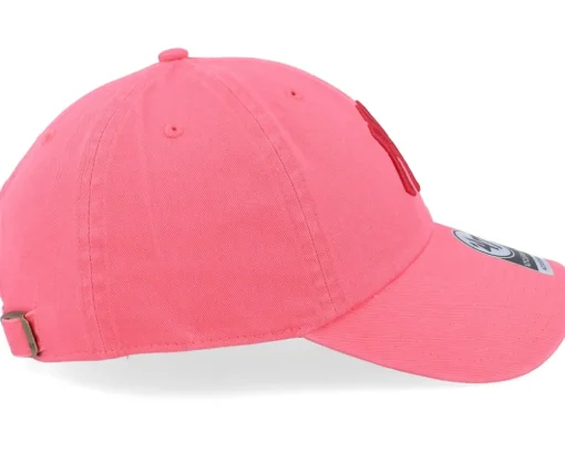 New York Yankees MLB Clean Up Cap Candy Apple Dad Cap - 47 Brand