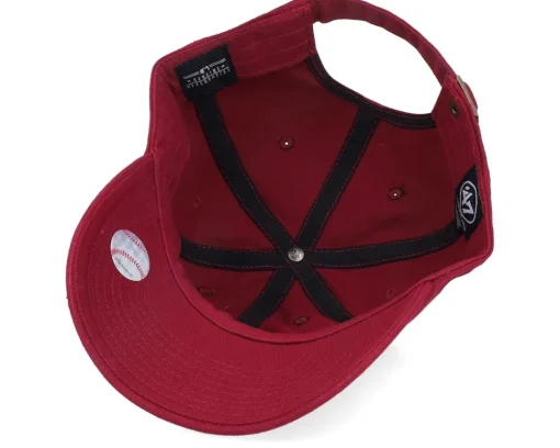New York Yankees MLB Clean Up Razor Red Dad Cap - 47 Brand
