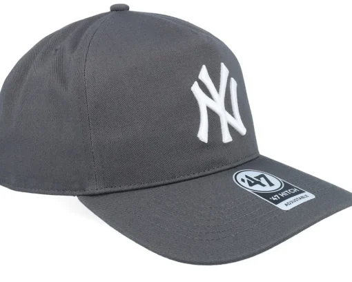 New York Yankees MLB Hitch Cap Charcoal A-frame Adjustable - 47 Brand