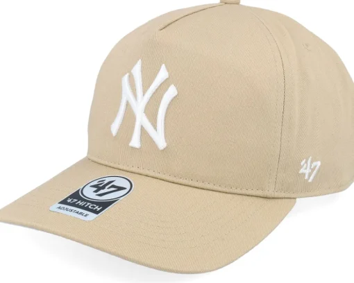 New York Yankees MLB Hitch Cap Khaki A-frame Adjustable - 47 Brand