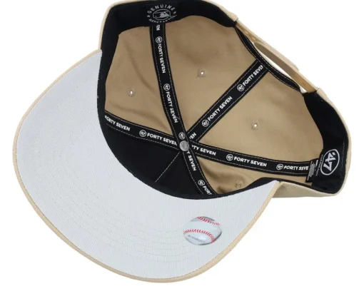 New York Yankees MLB Hitch Cap Khaki A-frame Adjustable - 47 Brand