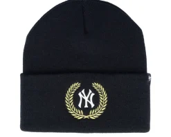 New York Yankees MLB Laurel Metallic Black Cuff - 47 Brand