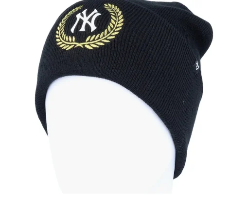 New York Yankees MLB Laurel Metallic Black Cuff - 47 Brand