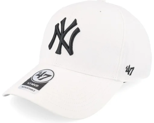 New York Yankees MLB Raised Basic Mvp White Adjustable - 47 Brand