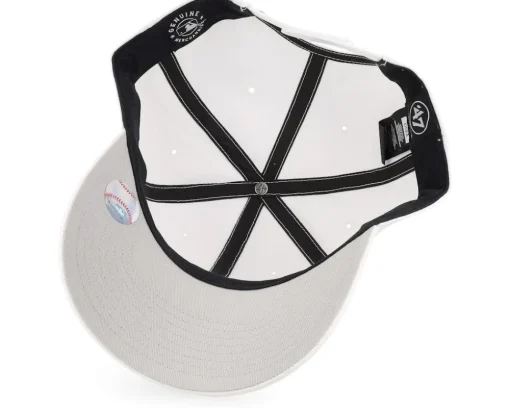New York Yankees MLB Raised Basic Mvp White Adjustable - 47 Brand
