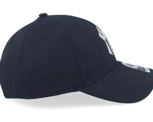 New York Yankees MLB Retro Stripe Under Mvp Black Adjustable - 47 Brand