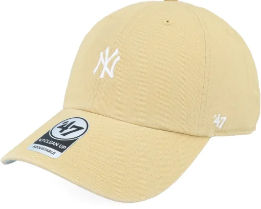 New York Yankees MLB Runner 47 Clean Up Tan Dad Cap - 47 Brand