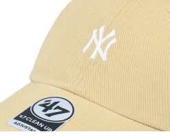 New York Yankees MLB Runner 47 Clean Up Tan Dad Cap - 47 Brand