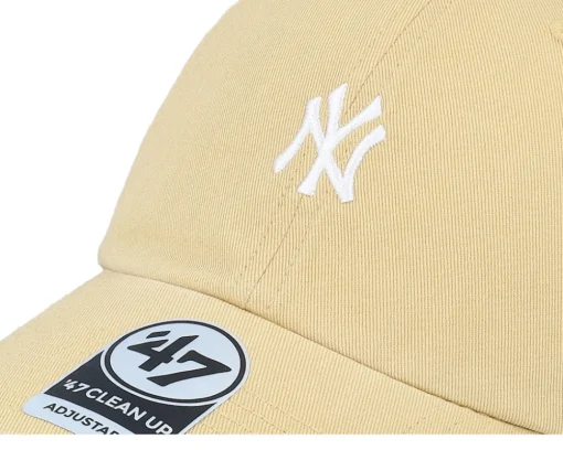 New York Yankees MLB Runner 47 Clean Up Tan Dad Cap - 47 Brand