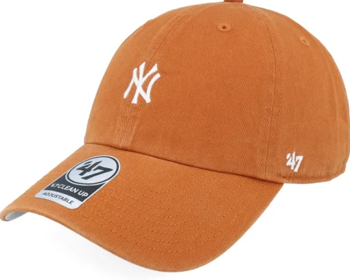 New York Yankees MLB Runner 47 Clean Up Tan Dad Cap - 47 Brand