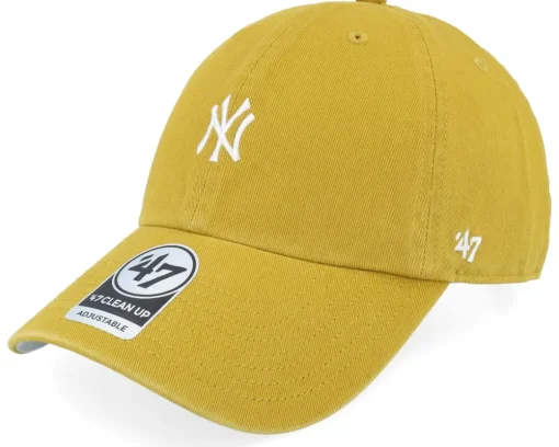 New York Yankees MLB Runner 47 Clean Up Tan Dad Cap - 47 Brand