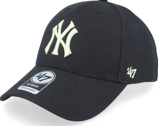 New York Yankees Mvp Black Adjustable - 47 Brand