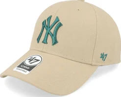 New York Yankees Mvp Khaki/Petrol Adjustable - 47 Brand