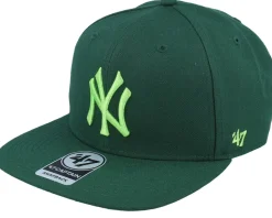 New York Yankees No Shot Captain Dark Green Snapback - 47 Brand