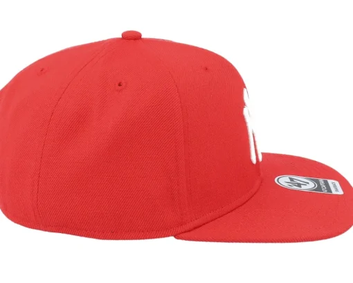 New York Yankees No Shot Captain Red Snapback - 47 Brand