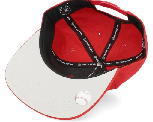 New York Yankees No Shot Captain Red Snapback - 47 Brand