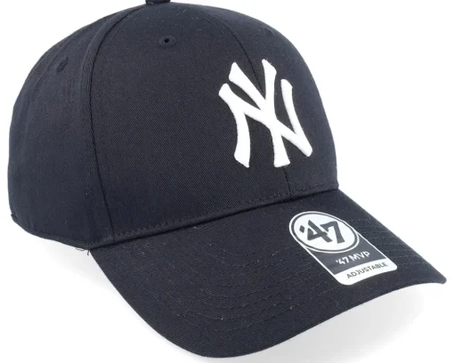 New York Yankees Raised Basic Mvp Black Adjustable - 47 Brand