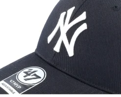 New York Yankees Raised Basic Mvp Black Adjustable - 47 Brand