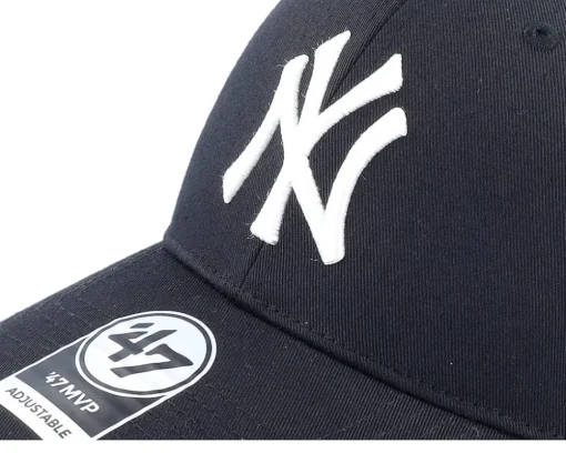 New York Yankees Raised Basic Mvp Black Adjustable - 47 Brand