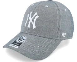 New York Yankees Refresh Mvp Undertow Gray Adjustable - 47 Brand