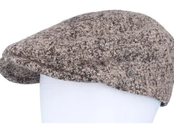 Newsboy Hat Pine Bark Flat Cap - Upfront