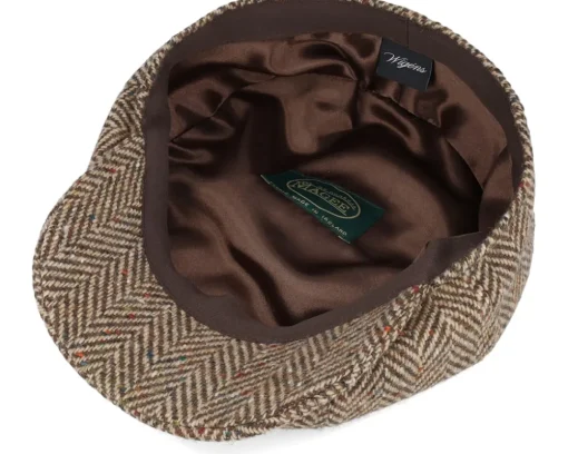 Newsboy Retro Cap Light Brown Flat Cap - Wigéns