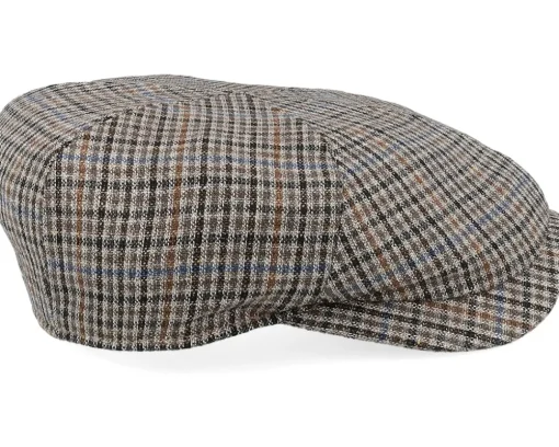 Newsboy Slim Cap Brown Flat Cap - Wigéns