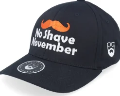 No Shave November Black Flexfit - Bearded Man