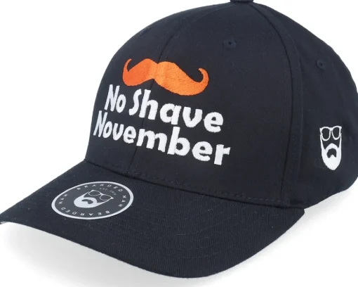 No Shave November Black Flexfit - Bearded Man
