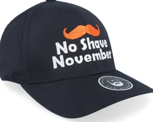 No Shave November Black Flexfit - Bearded Man