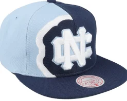 North Carolina Tar Heels Retroline Navy Snapback - Mitchell & Ness
