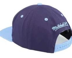 North Carolina Tar Heels Varsity Letter Blue/Light Blue Snapback - Mitchell & Ness
