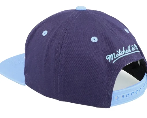 North Carolina Tar Heels Varsity Letter Blue/Light Blue Snapback - Mitchell & Ness