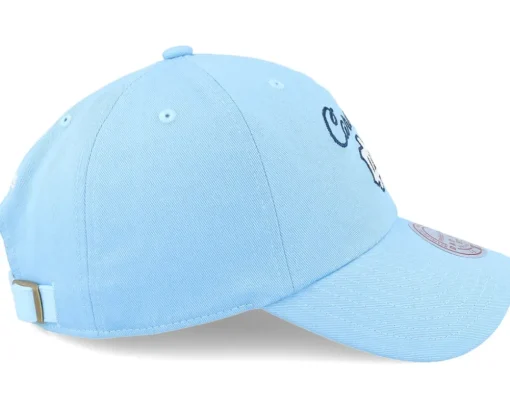 North Carolina Tar Heels Lay Low Blue Dad Cap - Mitchell & Ness