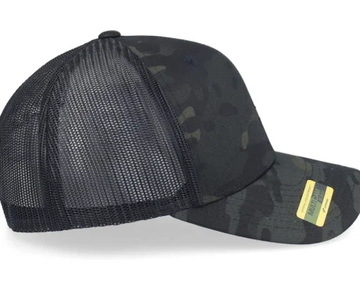 Norway Army Skull Multicam Black Trucker - Army Head