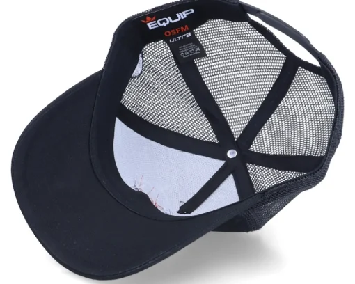 Norway Ripped Flag Patch Oil Rig Black Trucker - Iconic