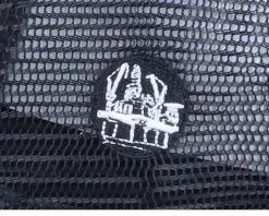 Norway Ripped Flag Patch Oil Rig Black Trucker - Iconic