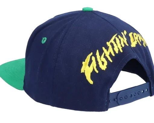 Notredame Fighting Irish Script College Vintage Navy/Green Snapback - Twins Enterprise