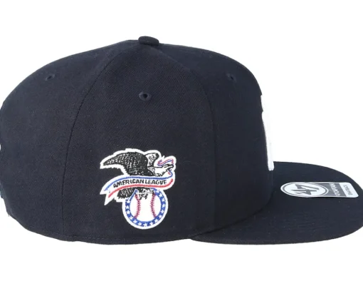 NY Yankees Sure Shot Navy/White Snapback - 47 Brand