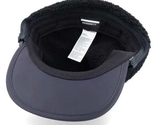Nylon Pile Cap Black Ear Flap - J.Lindeberg