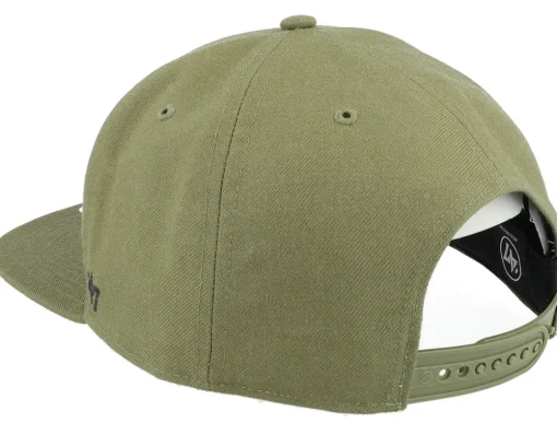 Oakland Athletics MLB Ballpark Camo Captain Sandalwood Snapback - 47 Brand