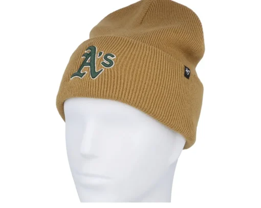 Oakland Athletics MLB Haymaker Camel Cuff - 47 Brand
