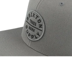 Oath III Charcoal/Charcoal Snapback - Brixton
